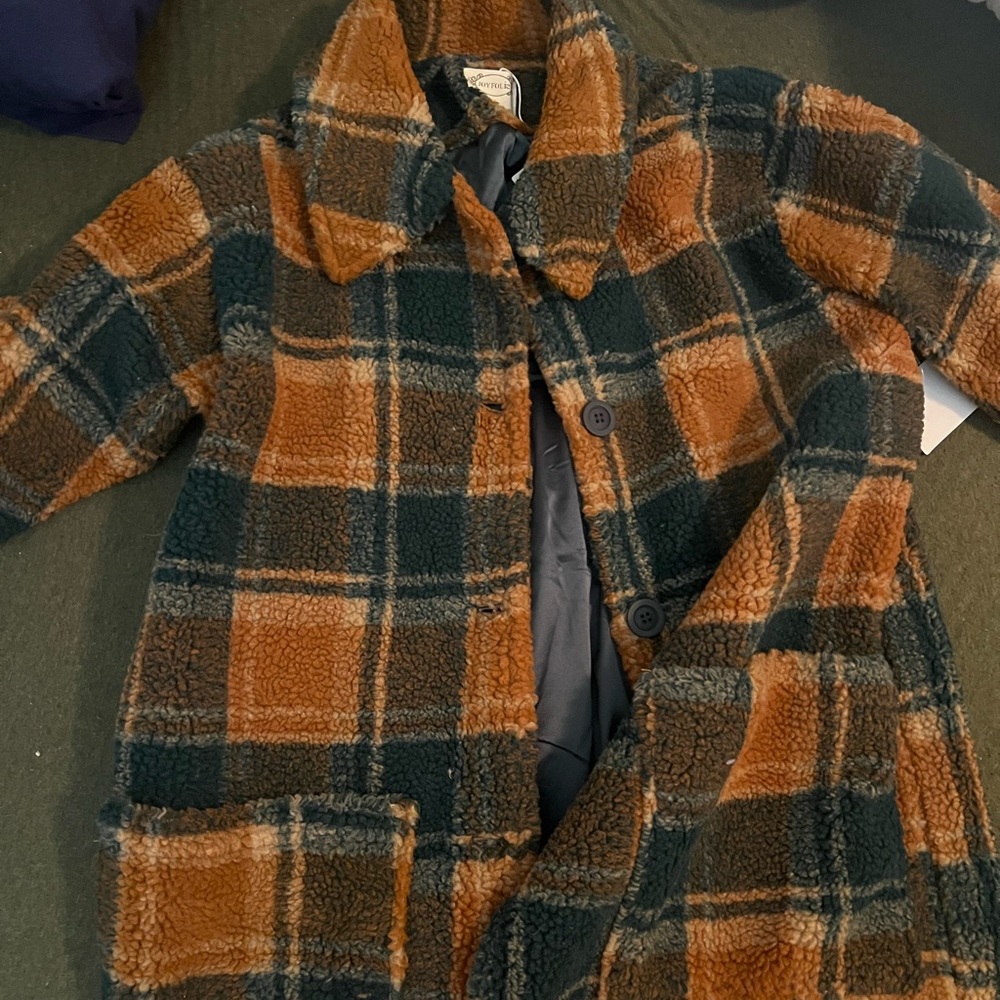 Joyfolie Gertie Plaid coat - Picture 8 of 10